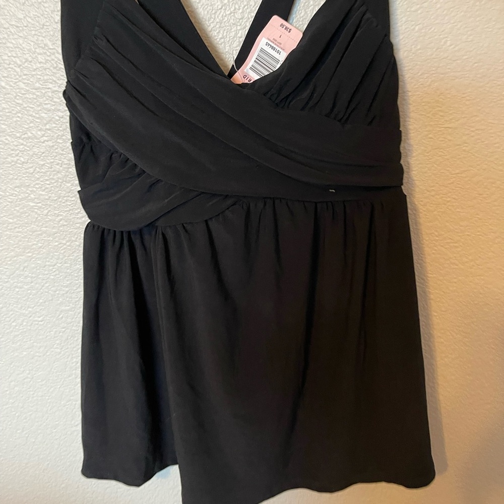 Torrid Babydoll Black top